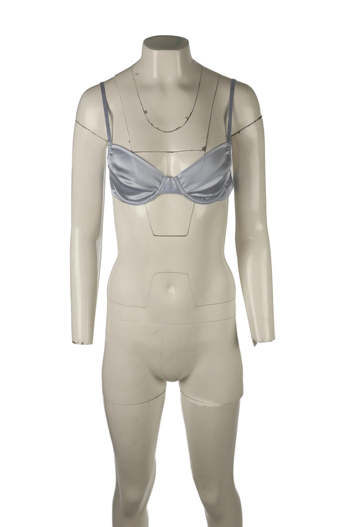 MIU MIU BLUE SILK BRA 3