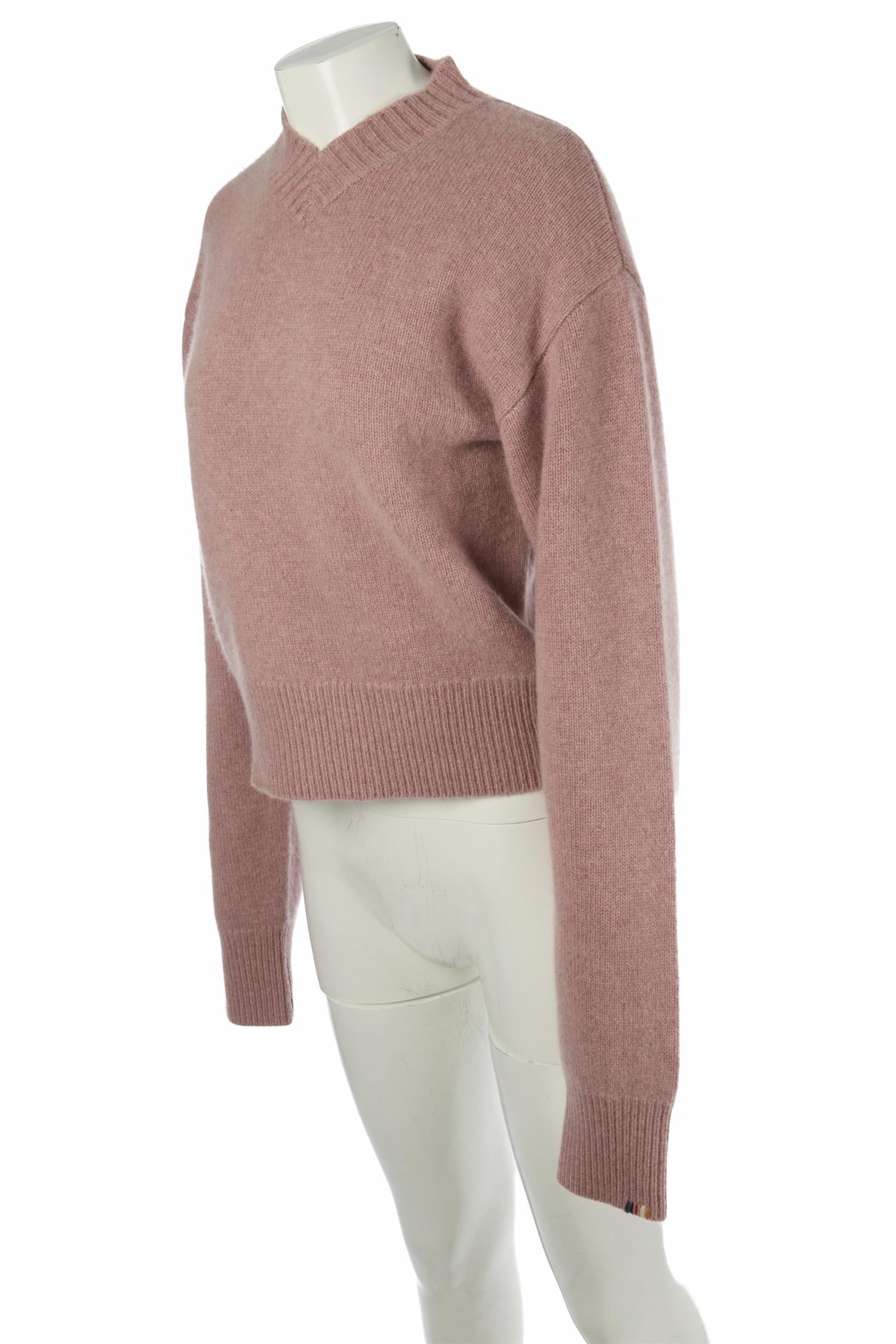 EXTREME CASHMERE PINK CASHMERE SWEATER ONE SIZE