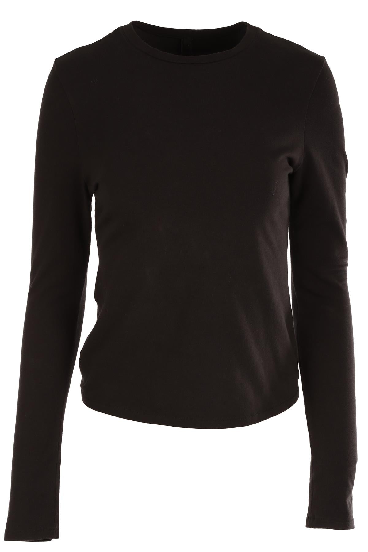 SKIMS BLACK COTTON TOP LARGE