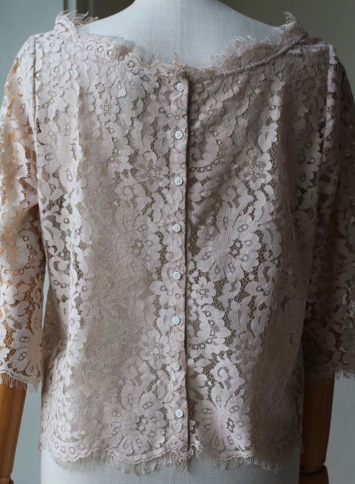 JOIE ELVIA LACE TOP MEDIUM