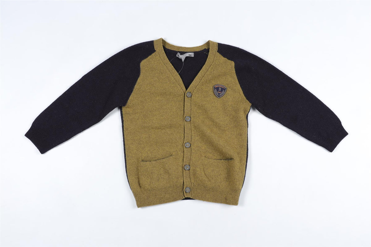 BONPOINT GREEN KIDS BOYS CARDIGAN 6 YEARS