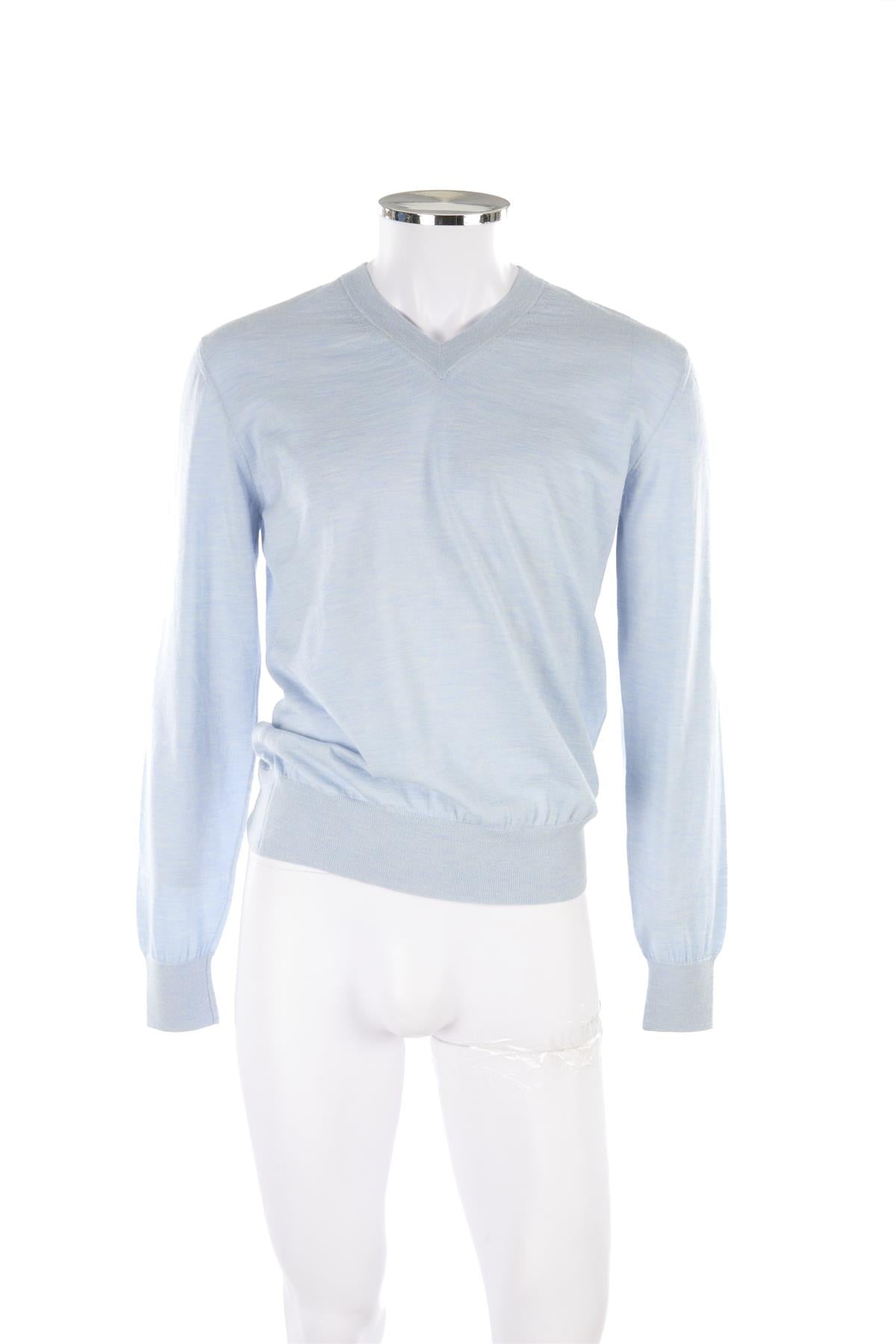DOLCE & GABBANA BLUE MEN'S CASHMERE SWEATER UK/US 38 FR 48 IT 48