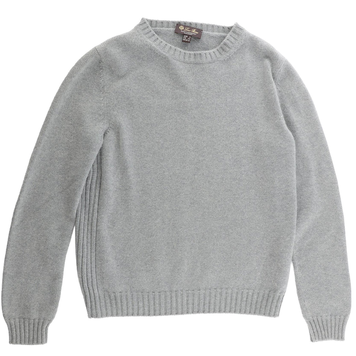 LORO PIANA GREY KIDS BOYS SWEATER 10 YEARS