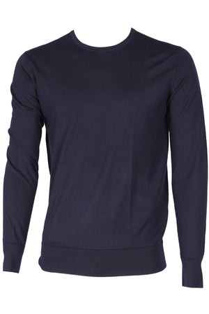 LORO PIANA NAVY MEN'S WOOL SWEATER IT 50 UK/US 40