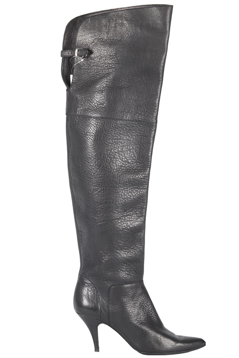 3.1 PHILLIP LIM LEATHER OVER THE KNEE BOOTS EU 40 UK 7 US 10