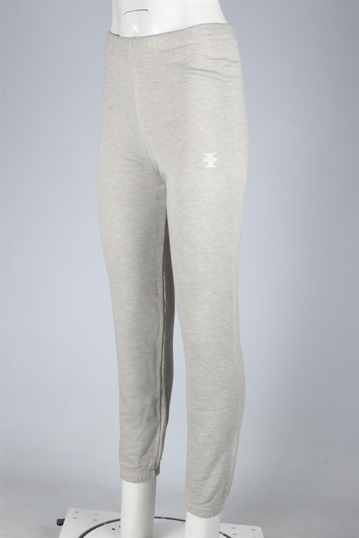 ETERNE BEIGE COTTON TRACK PANTS XSMALL