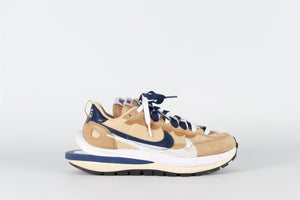 NIKE + SACAI VAPORWAFFLE TAN NAVY SNEAKERS EU 39 UK 6 US 6.5