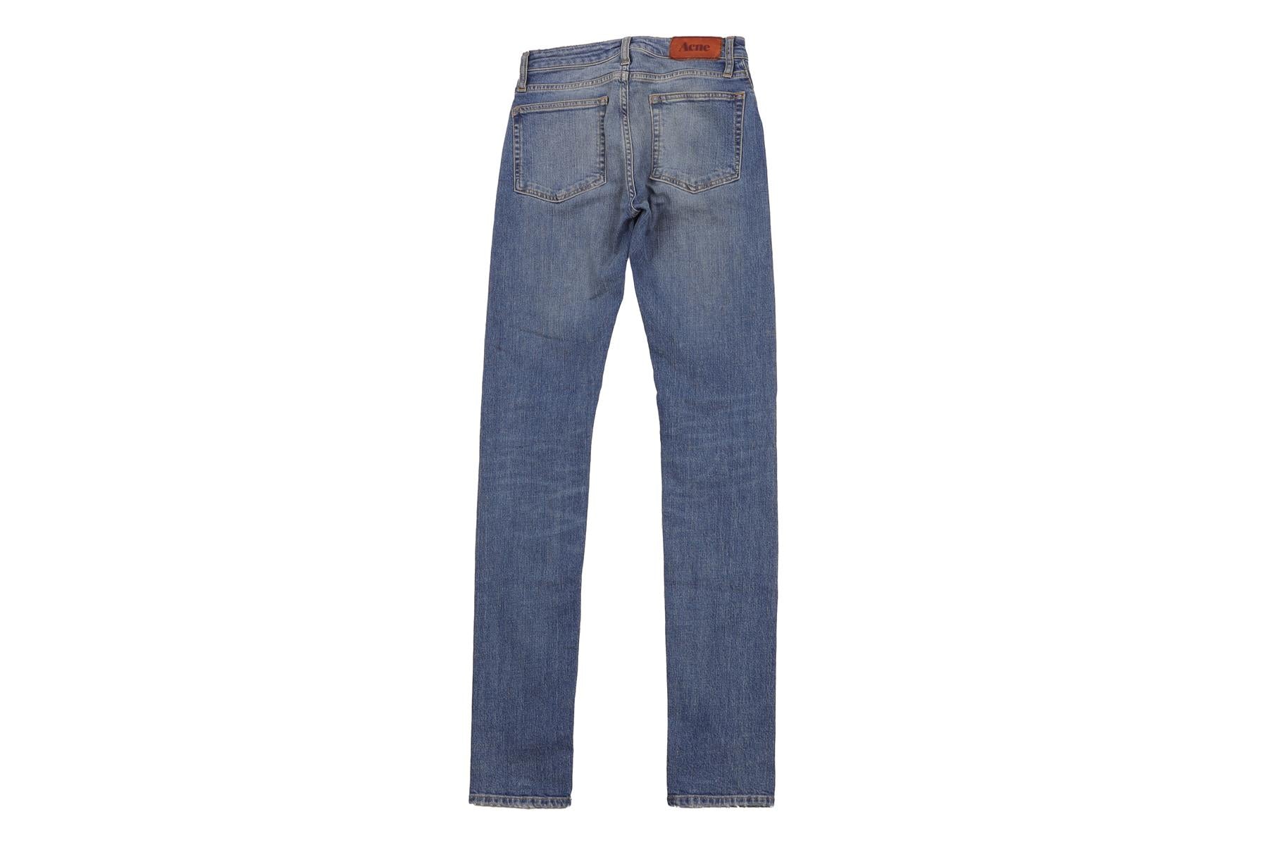 ACNE JEANS BLUE MID RISE SKINNY JEANS W26 UK 8