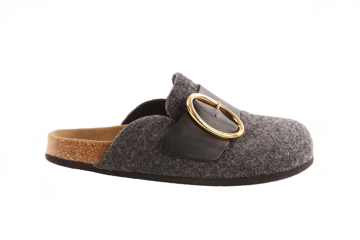 JW ANDERSON GREY FELT MULES EU 38 UK 5