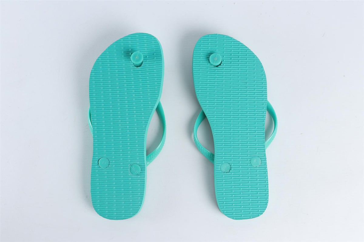 HAVAIANAS GREEN FLIP FLOPS EU 35-36 UK 1-2 US 3-5