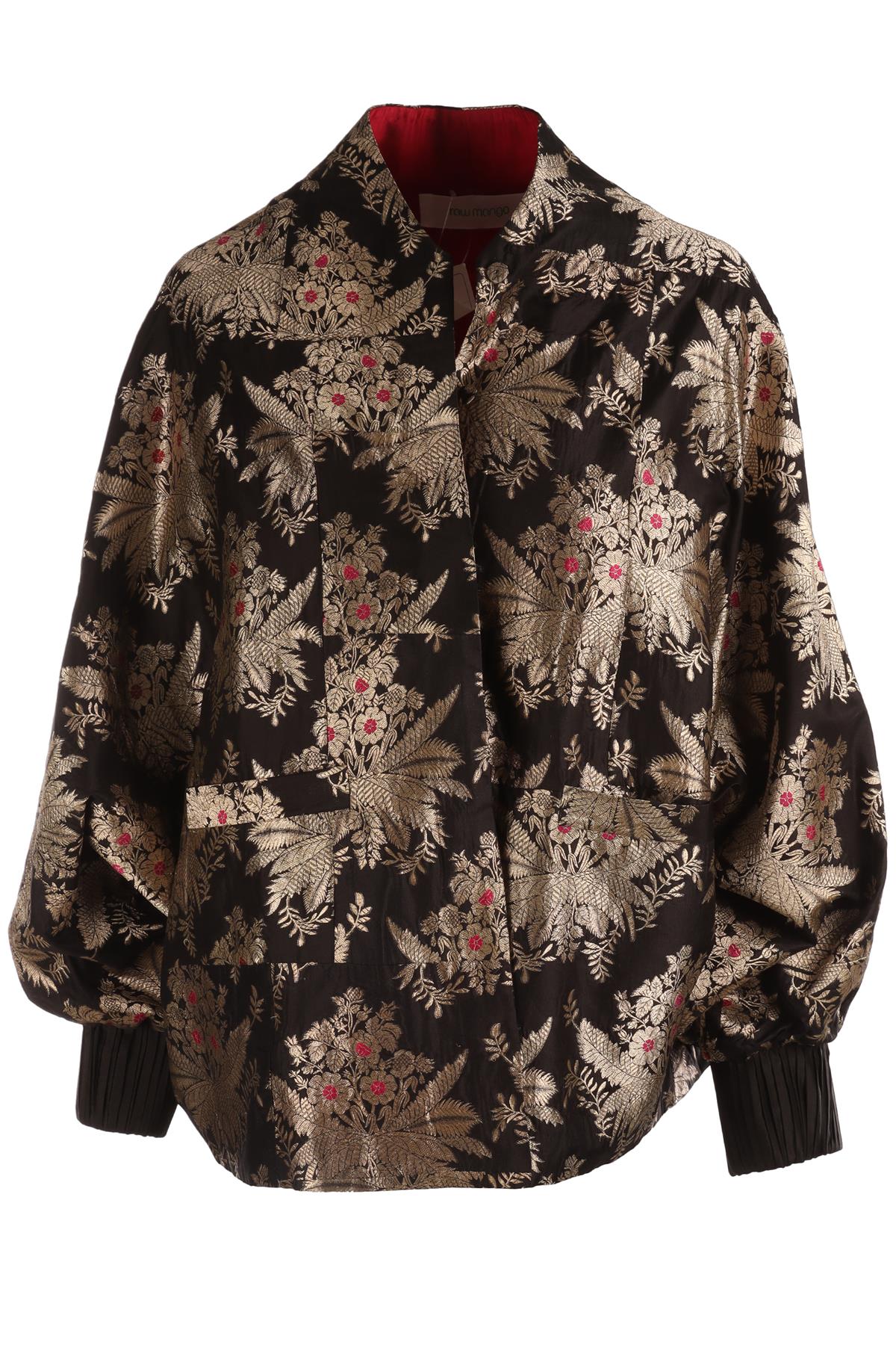 RAW MANGO BLACK SILK JACKET ONE SIZE