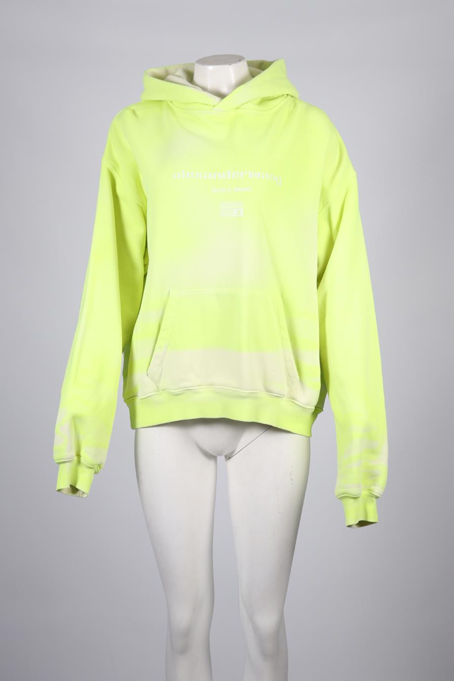 ALEXANDER WANG COTTON BLEND HOODIE MEDIUM