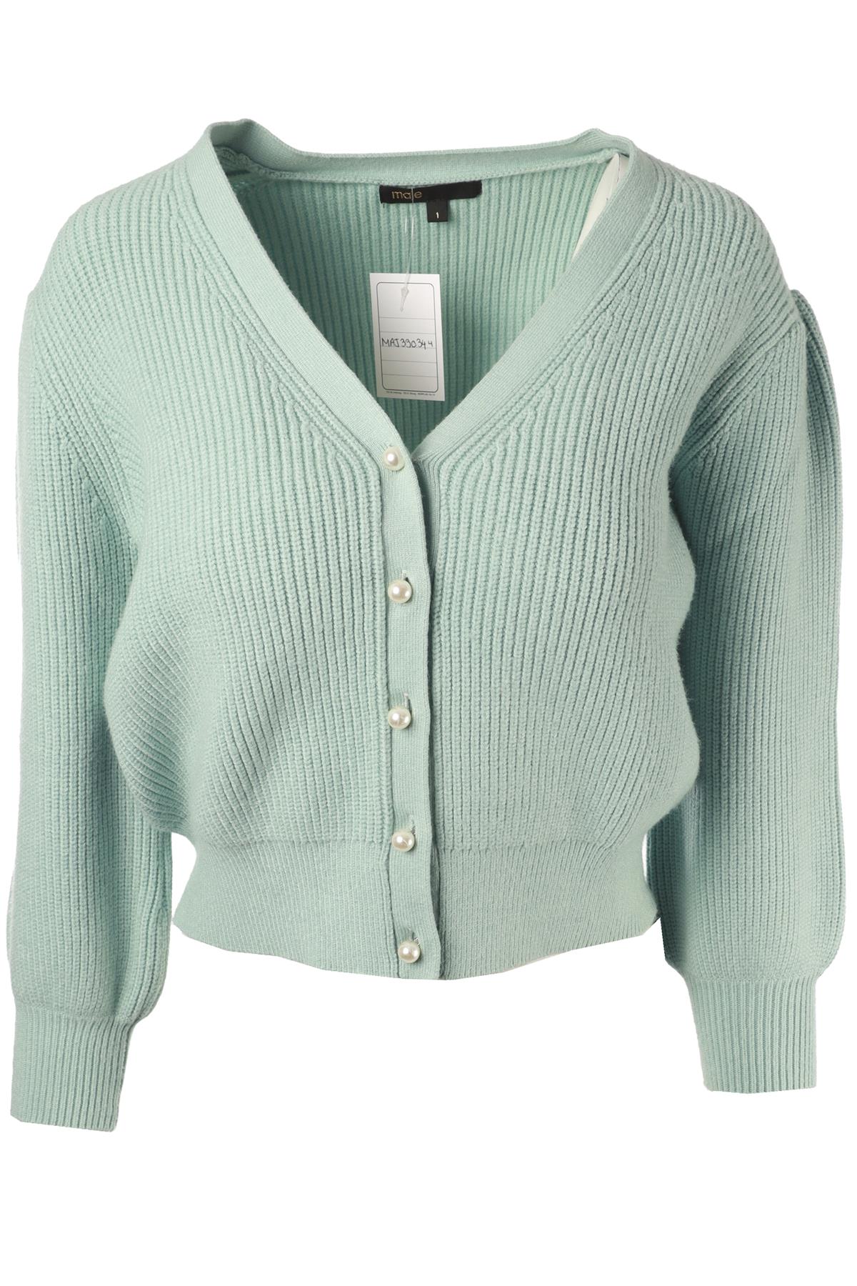 BLUE KNIT CARDIGAN