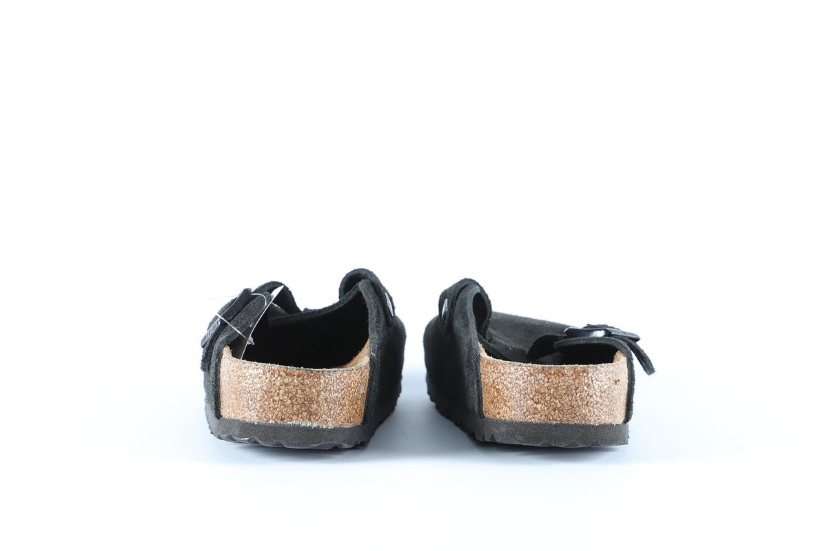 BIRKENSTOCK BLACK SUEDE MULES EU 38 UK 5 US 8