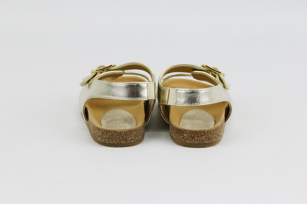 CHRISTIAN DIOR BABY GIRLS METALLIC LEATHER SANDALS EU 22 UK 5