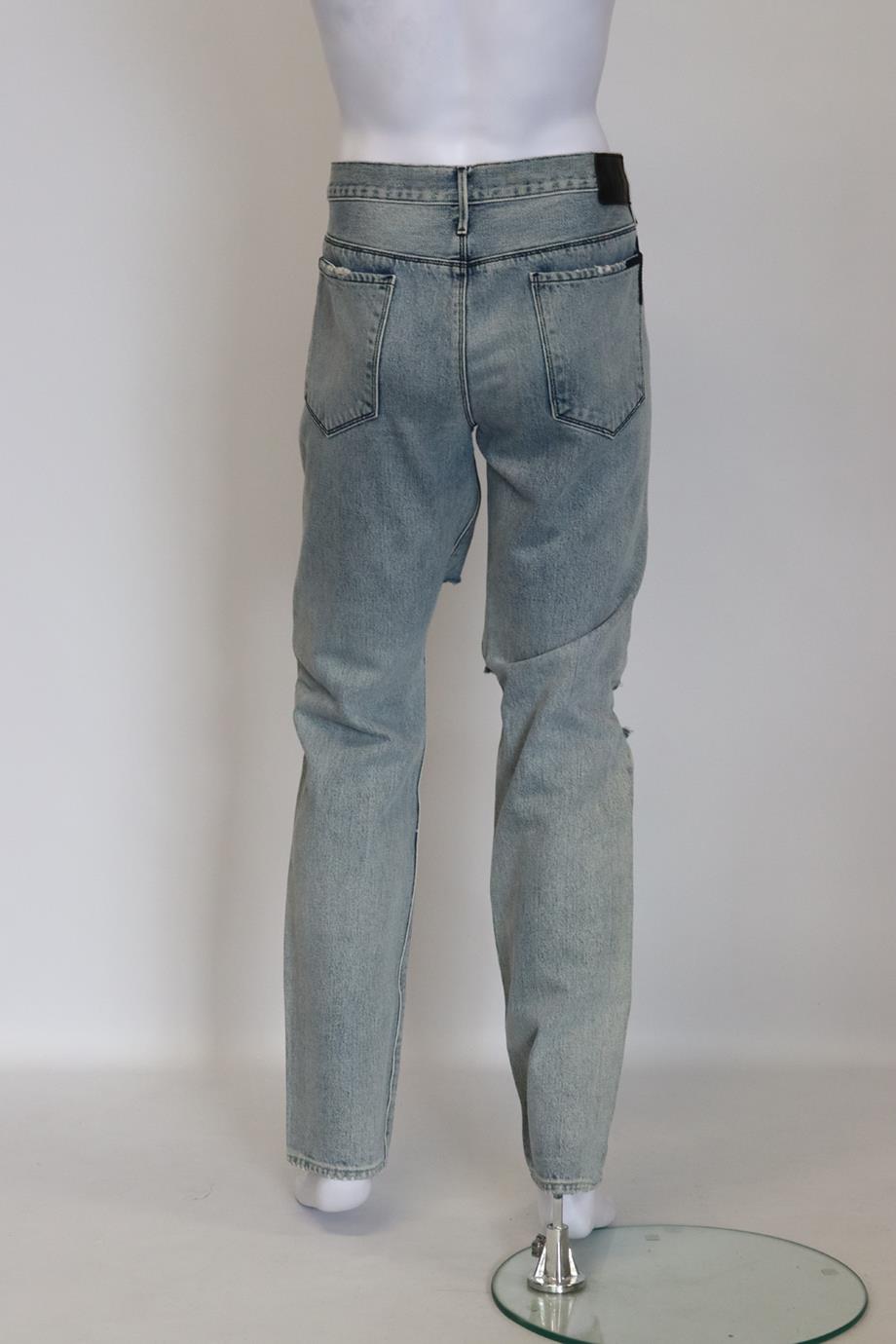 RTA MEN'S DISTRESSED STRAIGHT LEG JEANS UK/US WAIST 38