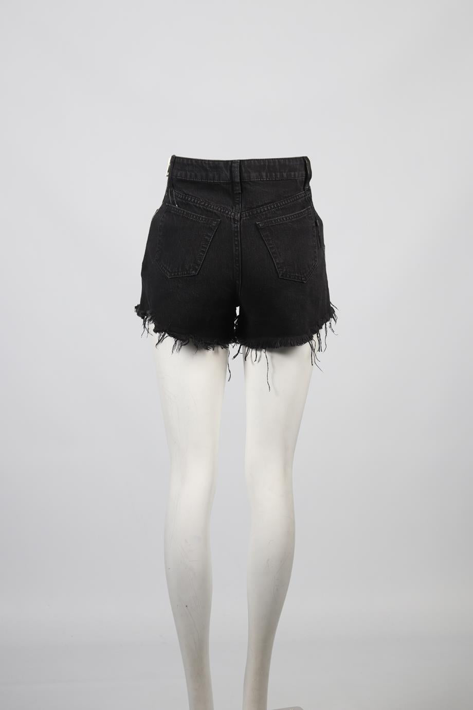 ALEXANDER WANG HIGH RISE DENIM SHORTS W25 UK 6-8