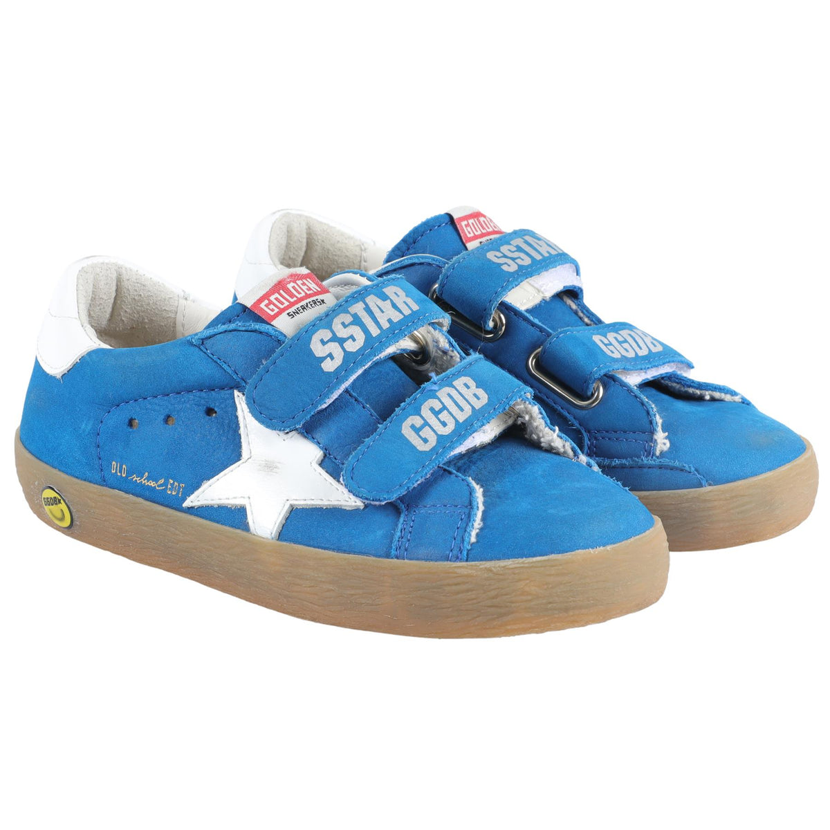 GOLDEN GOOSE DELUXE BRAND BLUE KIDS GIRLS SNEAKERS EU 27 UK 9 US 10