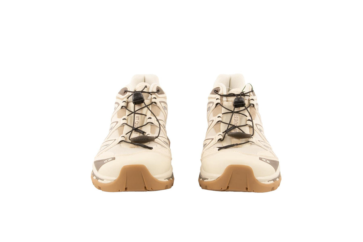 SALOMON BEIGE XT-QUEST ALMOND MILK/FALCON SNEAKERS UK 6 EU 39 US 9