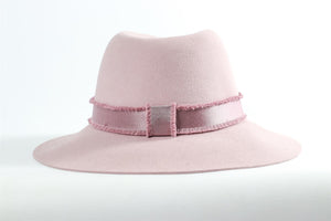 MAISON MICHEL PURPLE FELT HAT MEDIUM