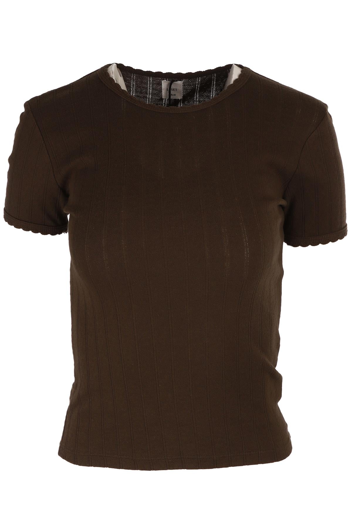 LESET GREEN COTTON T-SHIRT XSMALL