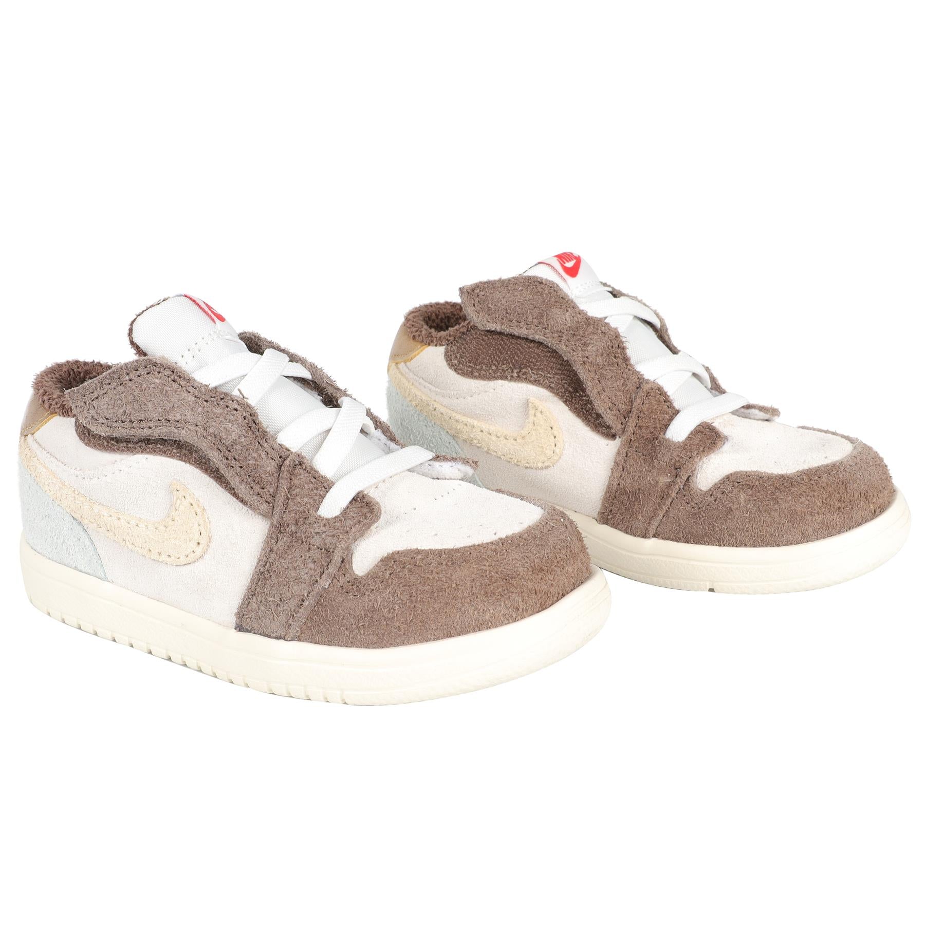 NIKE BROWN KIDS AIR JORDAN LOW YEAR OF THE RABBIT SNEAKERS EU 25