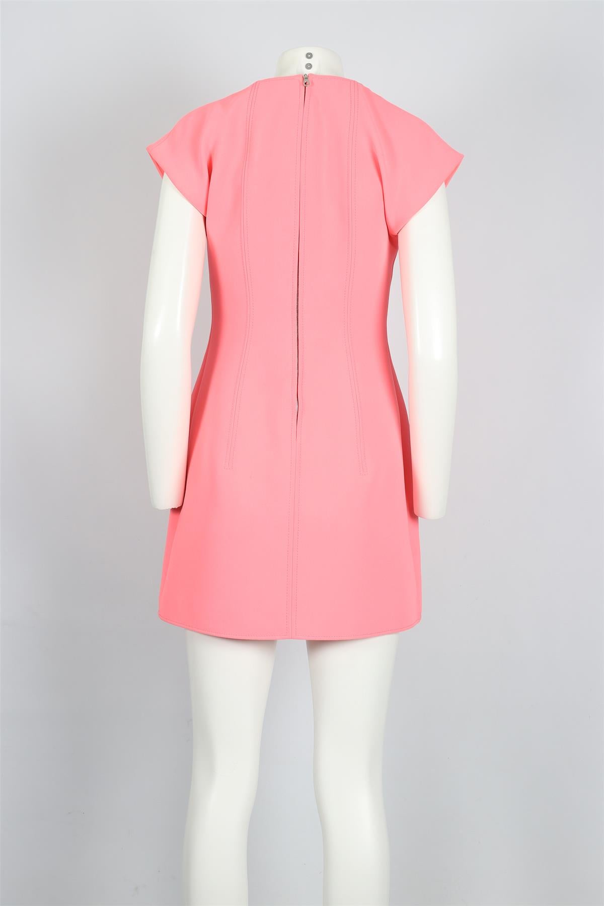 KENZO PINK WOVEN MINI DRESS IT 38 UK 6