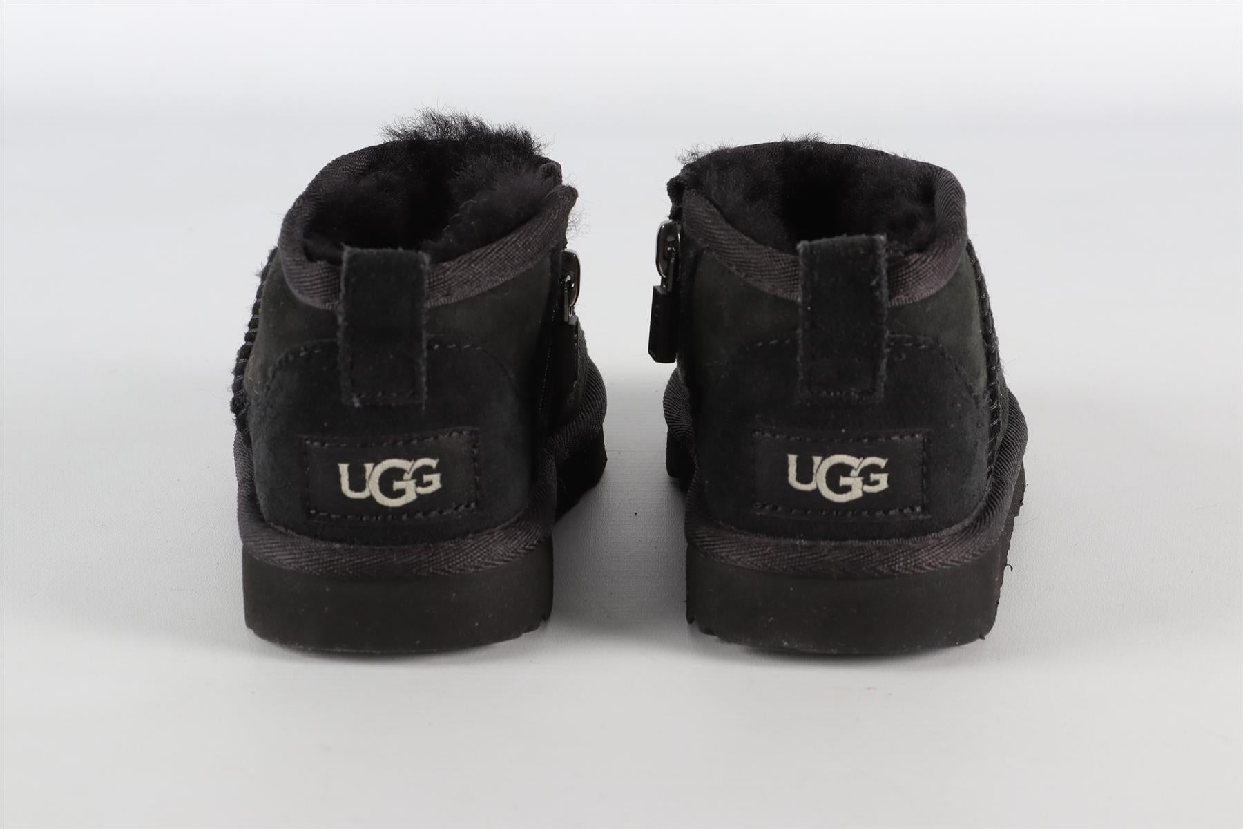 UGG BLACK KIDS GIRLS BOOTS EU 27.5 UK 9 US 10