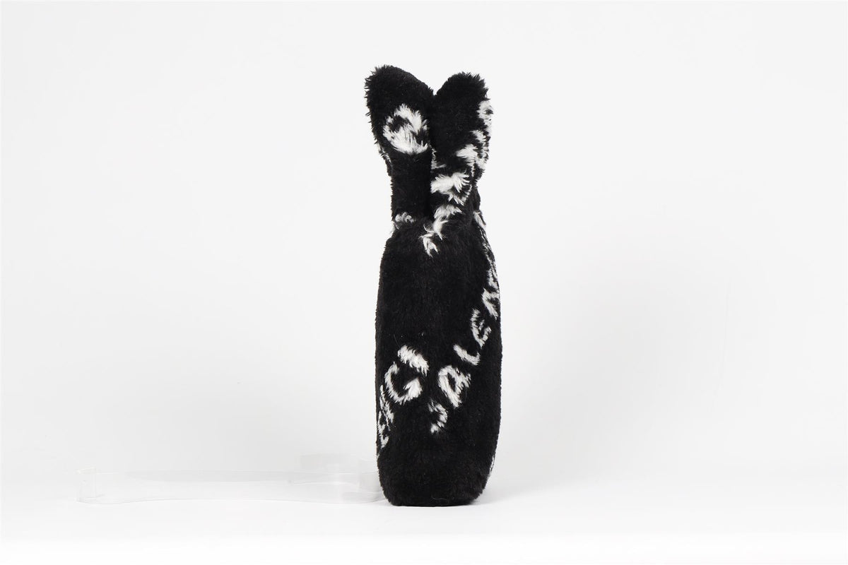 BALENCIAGA MINI FAUX FUR SHOULDER BAG