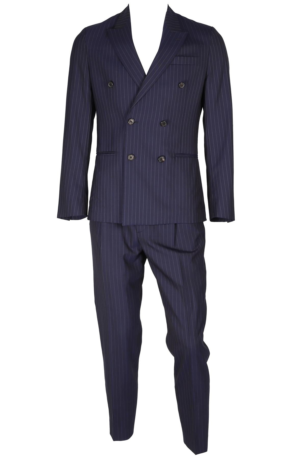 PAUL SMITH NAVY MEN'S WOOL TWO PIECE SUIT UK/US CHEST 36/W32