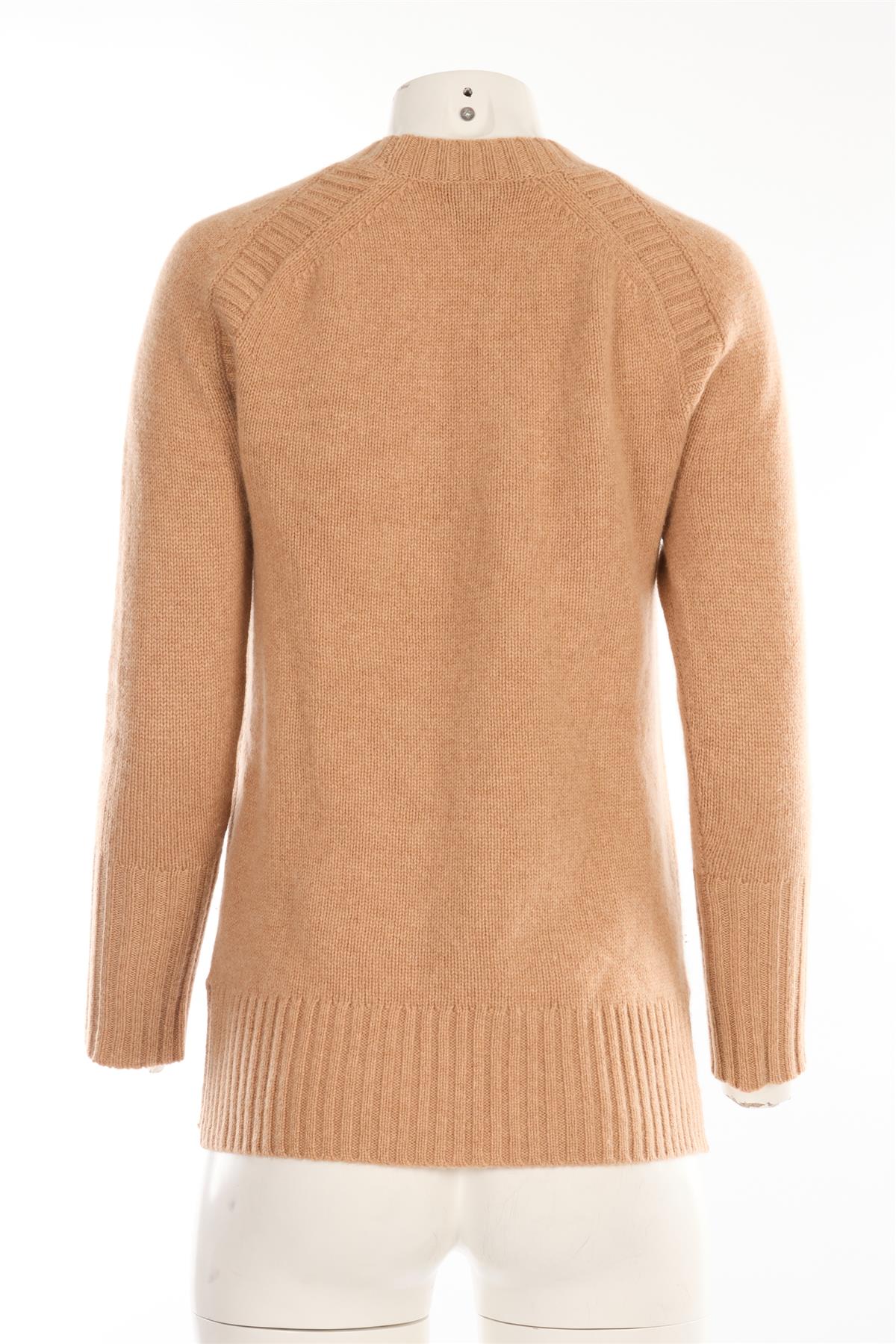 J.CREW TAN CASHMERE SWEATER XSMALL
