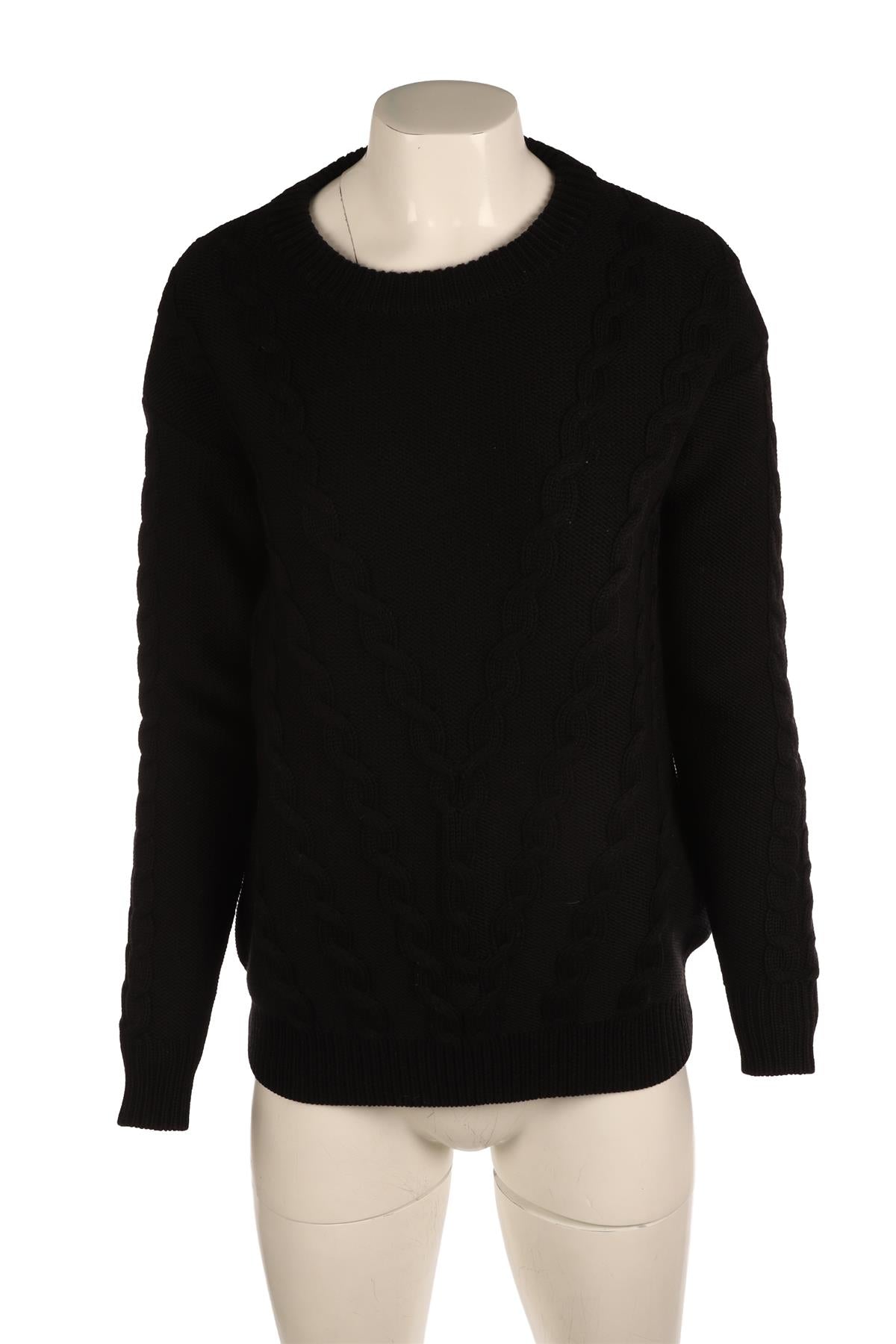 ERDEM BLACK WOOL SWEATER SMALL