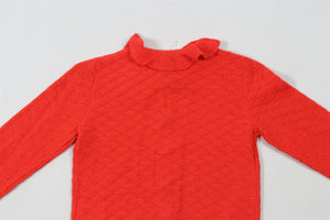 BONPOINT RED KIDS GIRLS CARDIGAN 6 YEARS