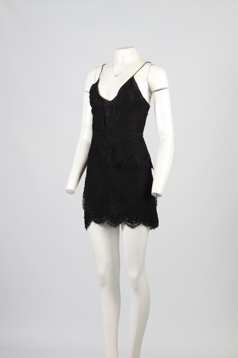 ISABEL MARANT LACE MINI DRESS FR 38 UK 10