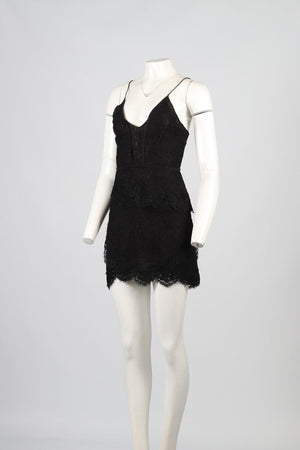 ISABEL MARANT LACE MINI DRESS FR 38 UK 10