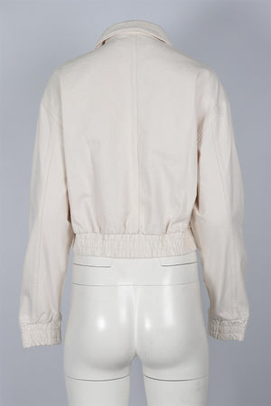 REFORMATION ECRU DENIM JACKET SMALL