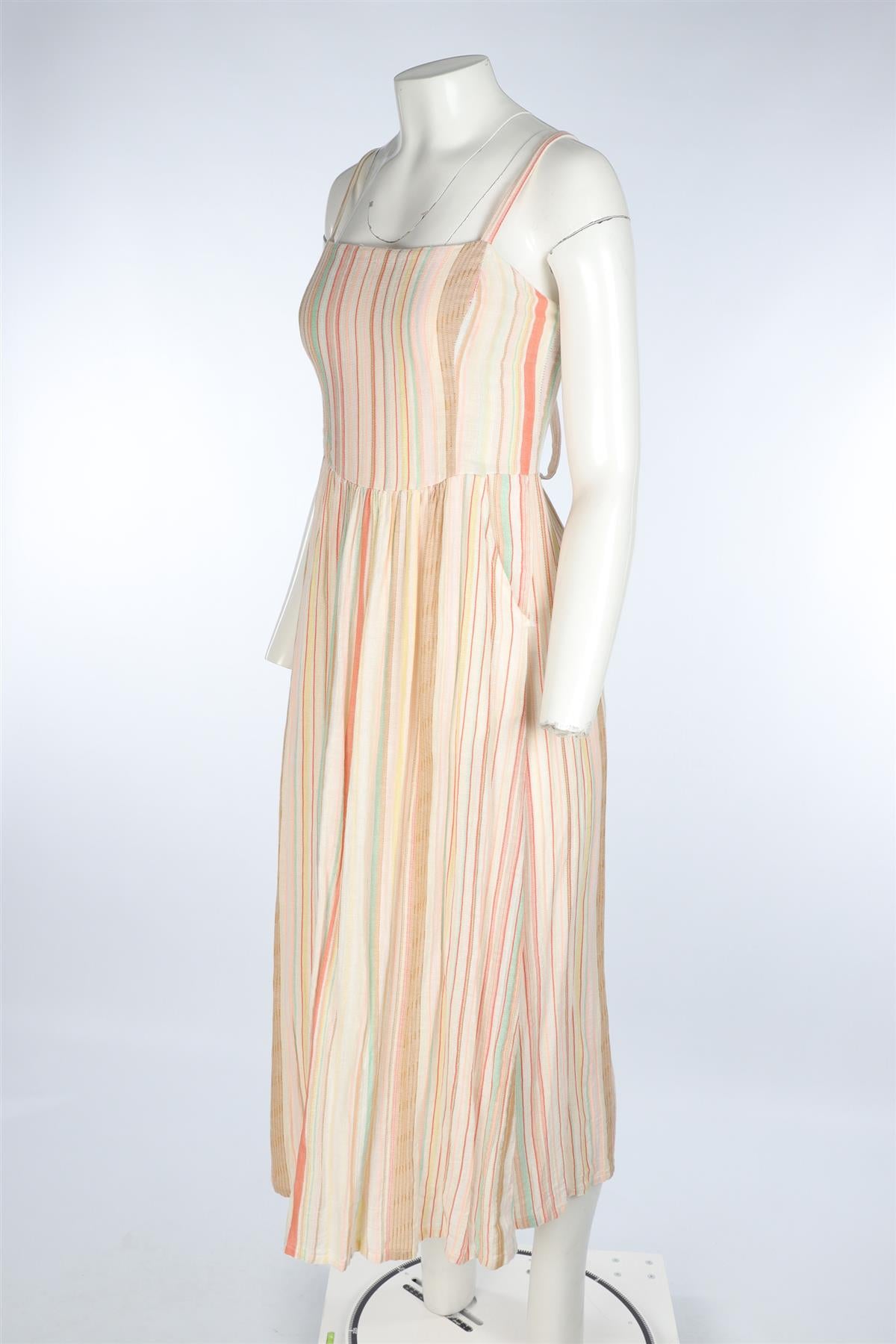 ACE & JIG MULTI COTTON MAXI DRESS SMALL