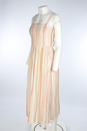 ACE & JIG MULTI COTTON MAXI DRESS SMALL