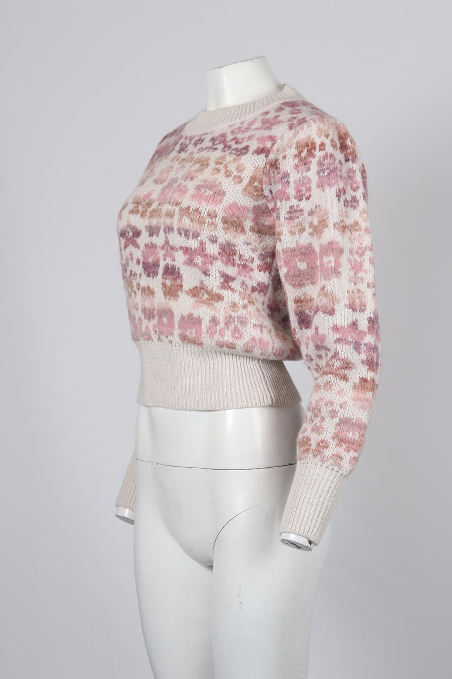 LOVESHACKFANCY WOOL AND ALPACA BLEND SWEATER XSMALL
