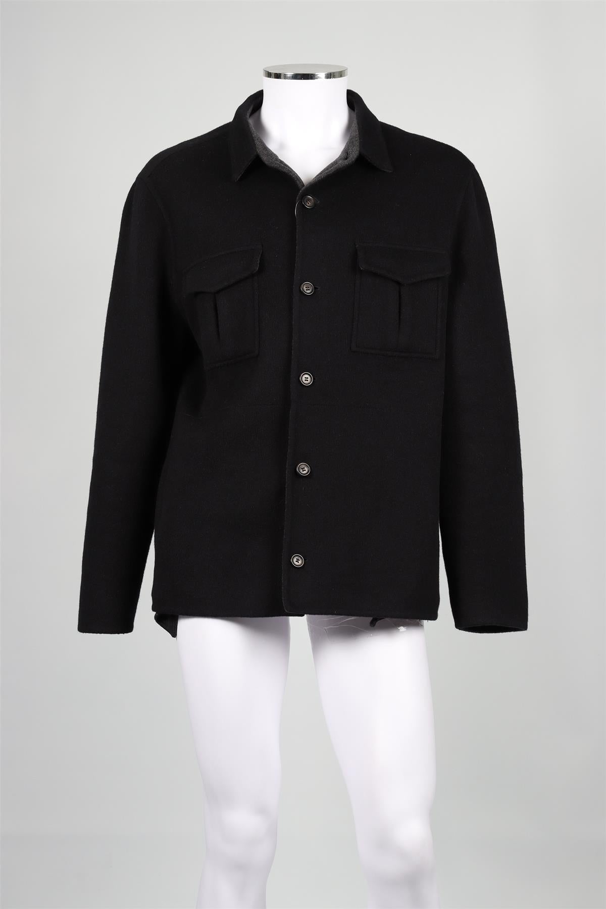 THOM SWEENEY NAVY MEN'S CASHMERE JACKET XLARGE