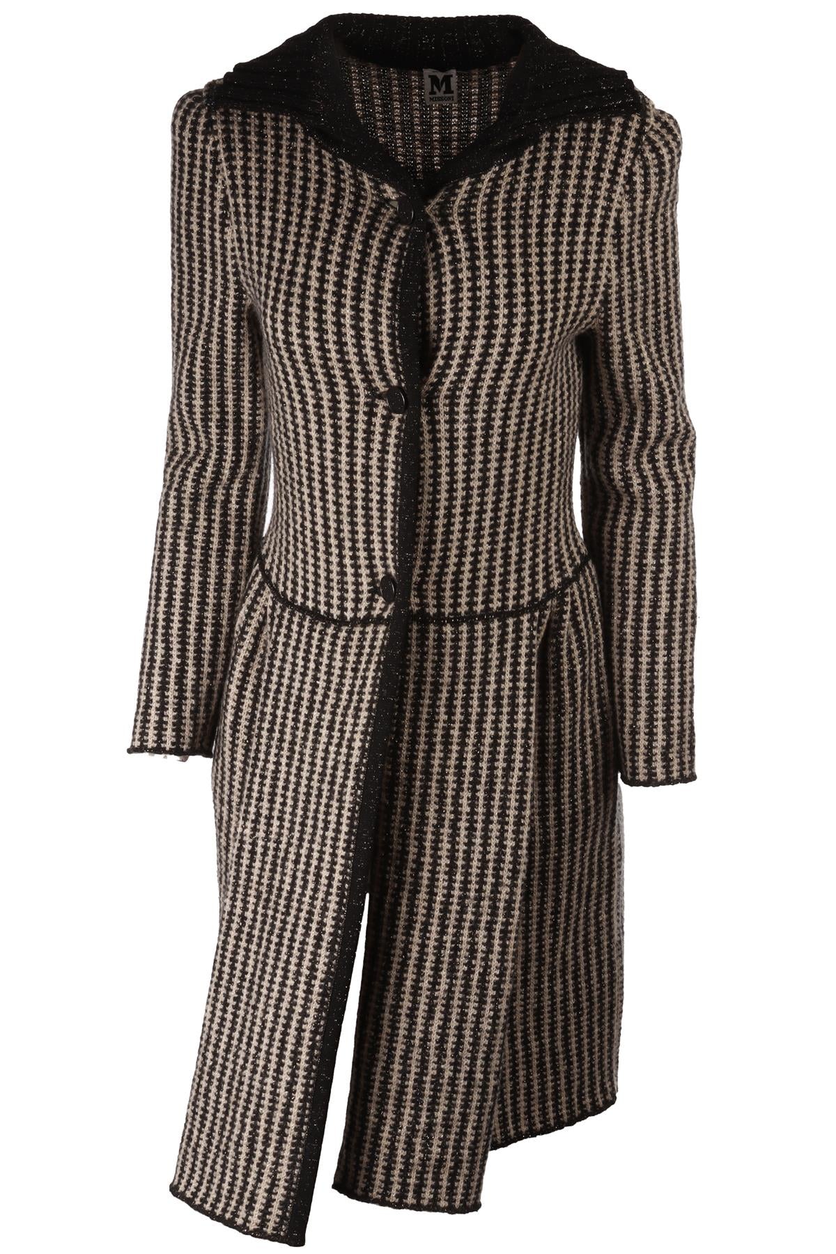 BLACK WOOL CARDIGAN
