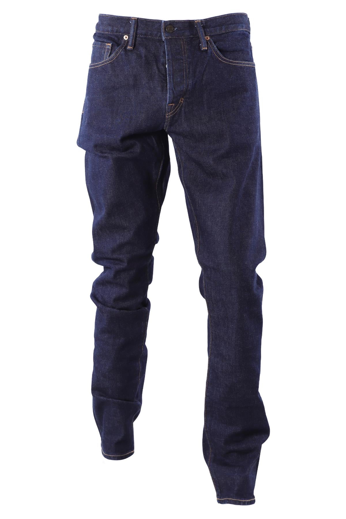 TOM FORD BLUE MEN'S SLIM FIT JEANS UK/US W36