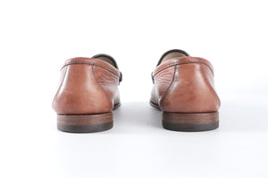 GUCCI BROWN MEN'S 1953 LEATHER LOAFERS UK 7 EU 41 US 8