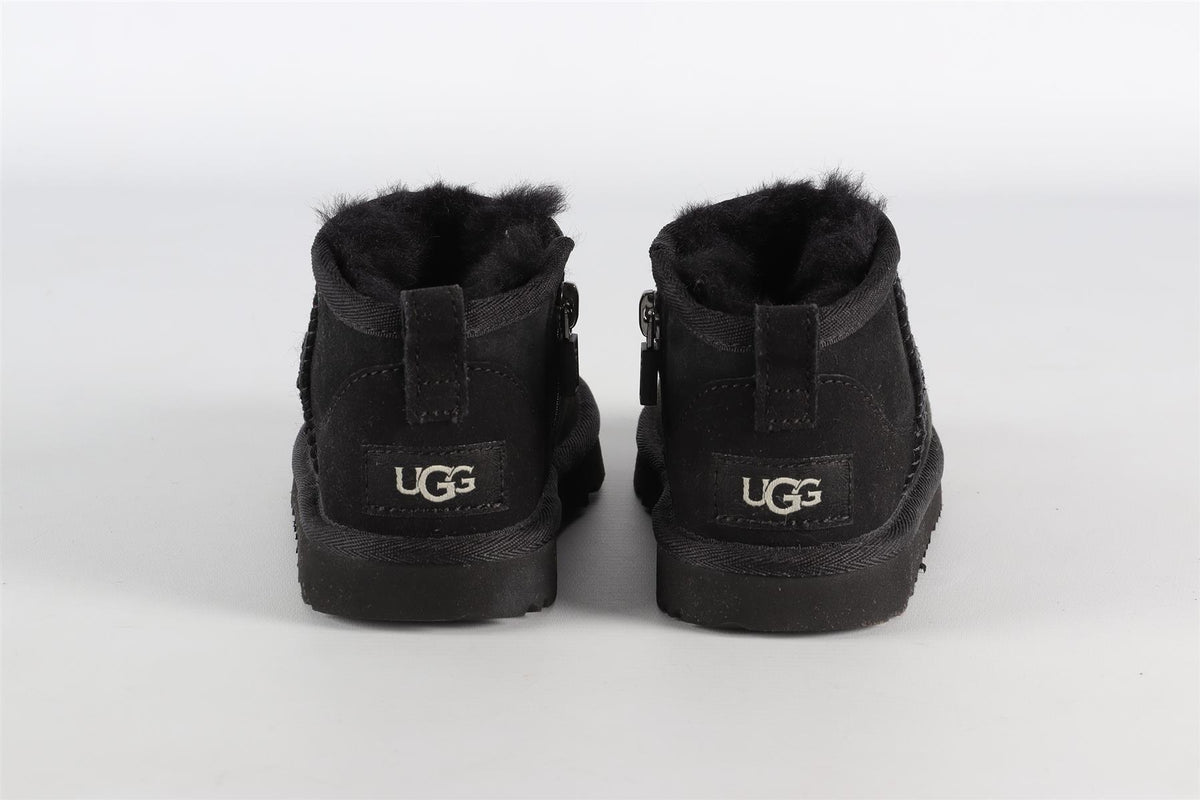 UGG BLACK KIDS GIRLS BOOTS EU 28.5 UK 10, US 11