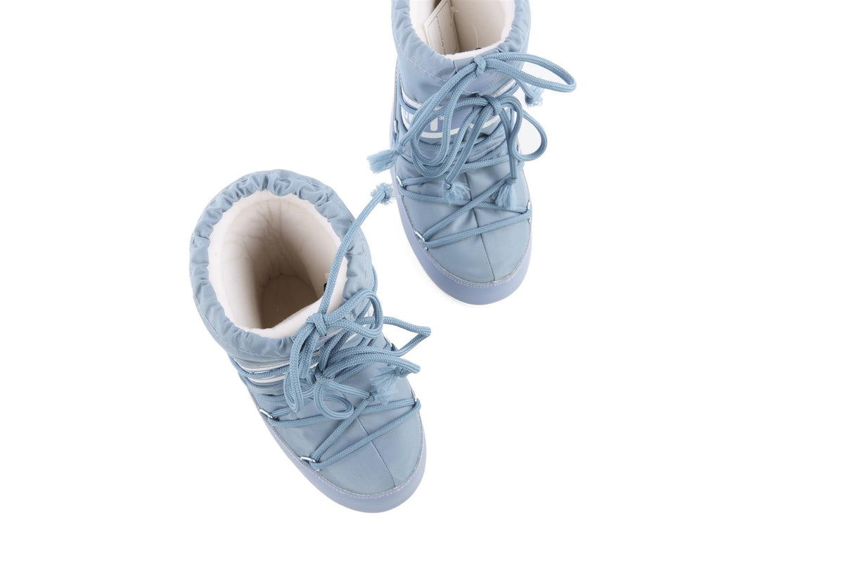 MOON BOOT BLUE KIDS GIRLS BOOTS EU 27-30 UK 9-11.5 US 10-12.5