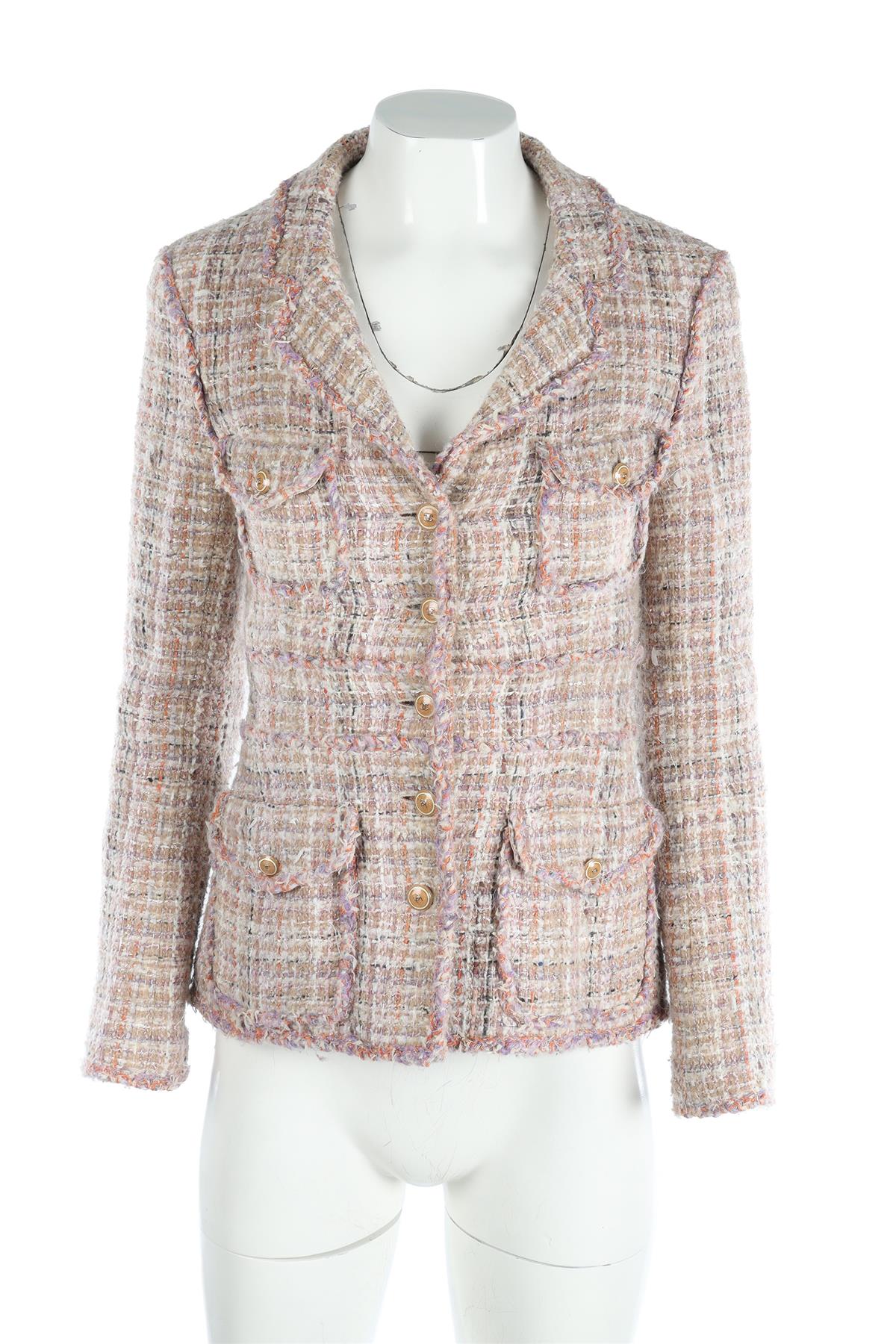 CHANEL MULTI 2007 TWEED BLAZER FR 34 UK 6