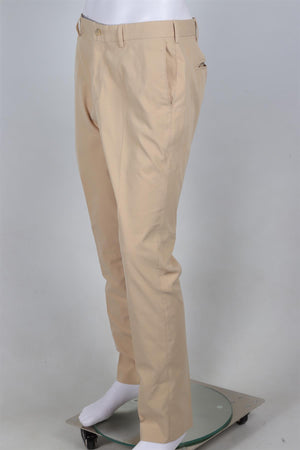 PETER MILLAR BEIGE MEN'S WOVEN STRAIGHT LEG PANTS UK/US WAIST 32