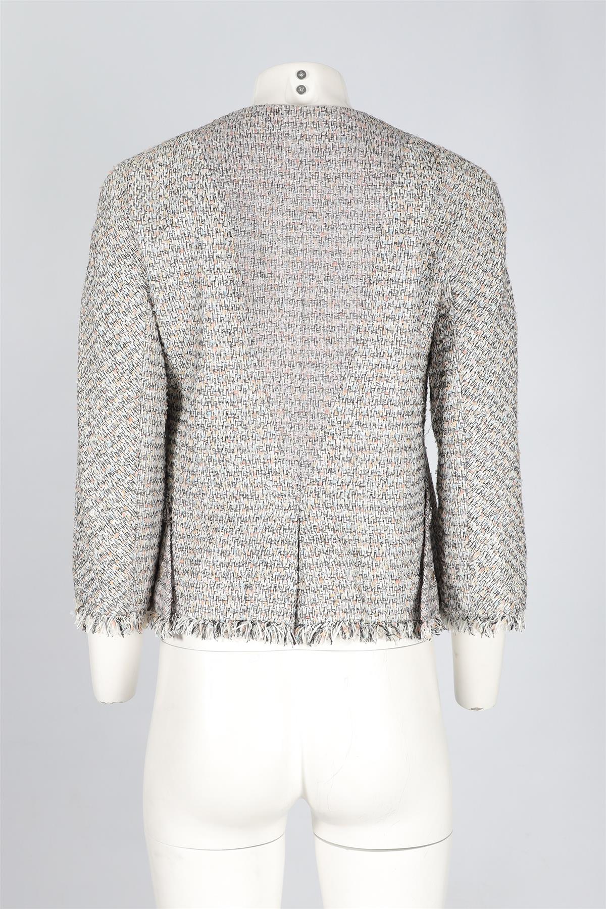 CHANEL MULTI 2009 COTTON JACKET FR 40 UK 12