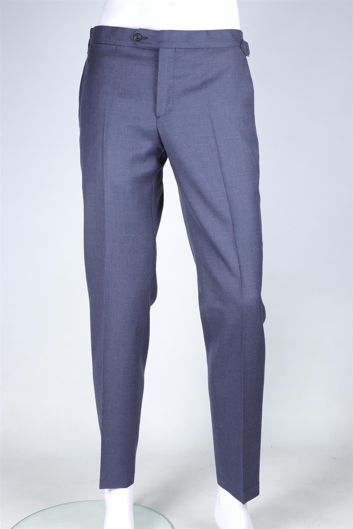 THOM SWEENEY NAVY MEN'S WOOL TWO PIECE SUIT SMALL