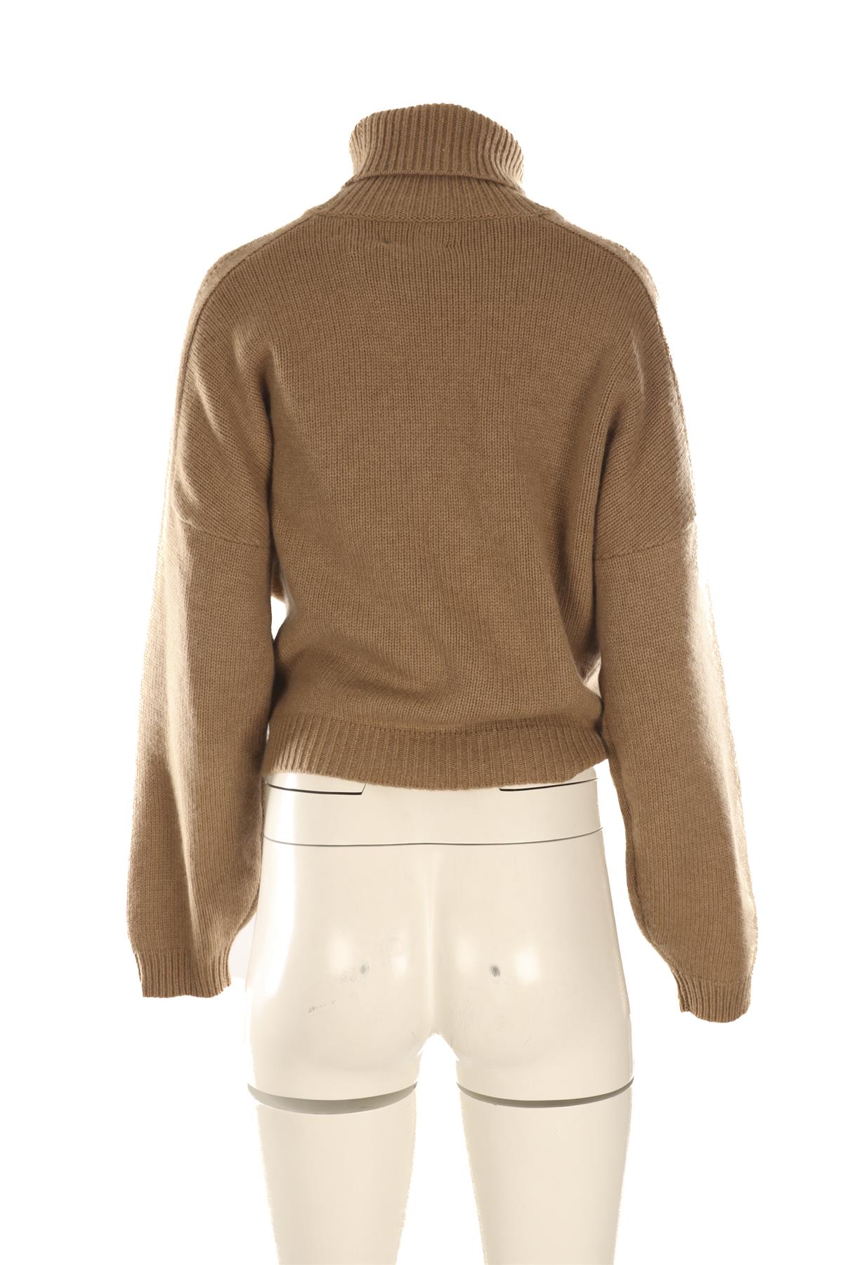 LE KASHA TAN CASHMERE SWEATER SMALL